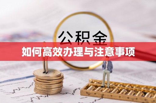 户县如何高效办理与注意事项